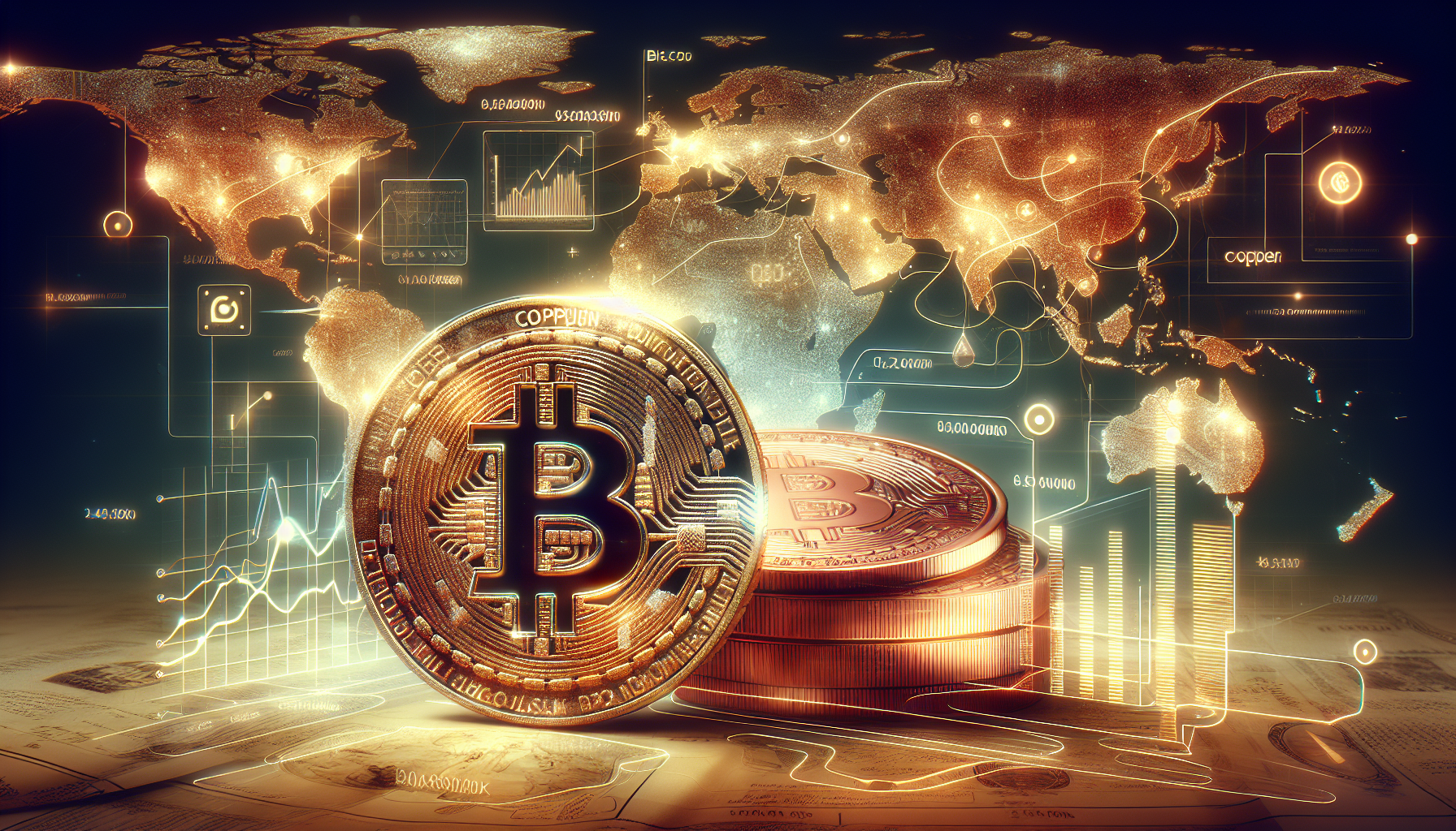 Bitcoin and Copper Analyzing the Economic Signals and Correlations